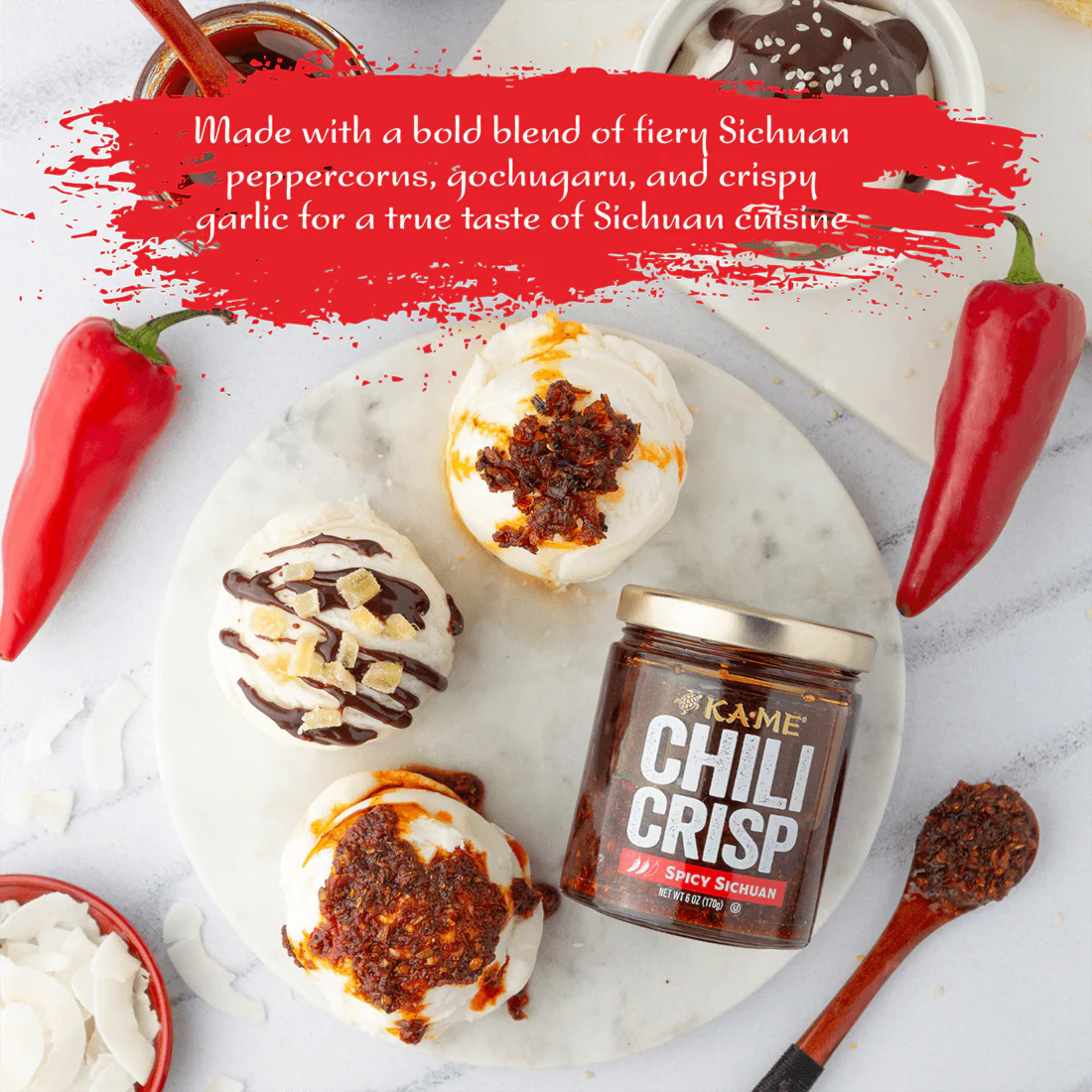 KA-ME Spicy Sichuan Chili Crisp - Image 3