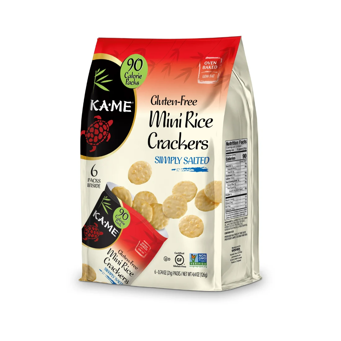 Mini Rice Crackers Simply Salted - Image 3